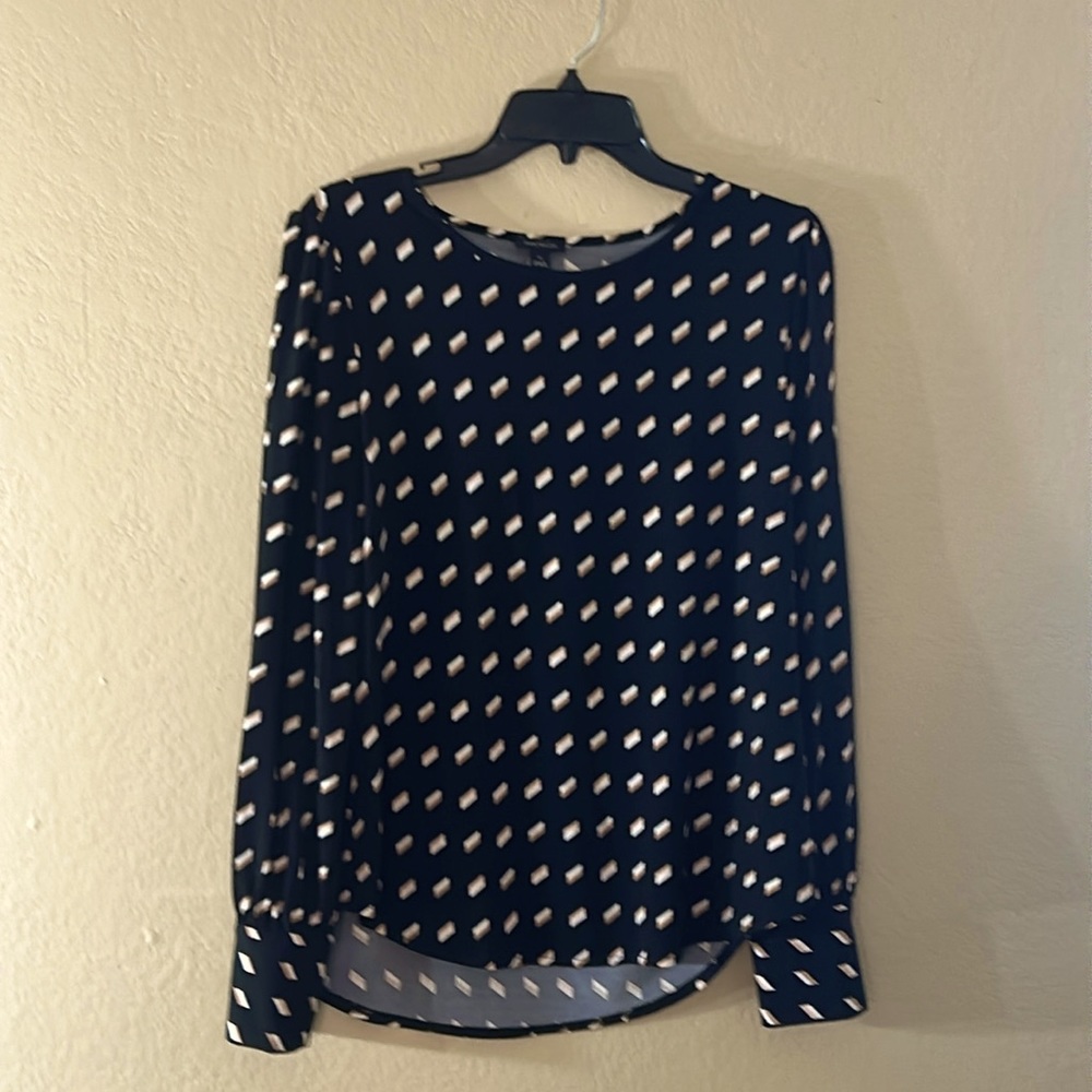 ANNE TAYLOR Long Sleeve Blouse.Size M.